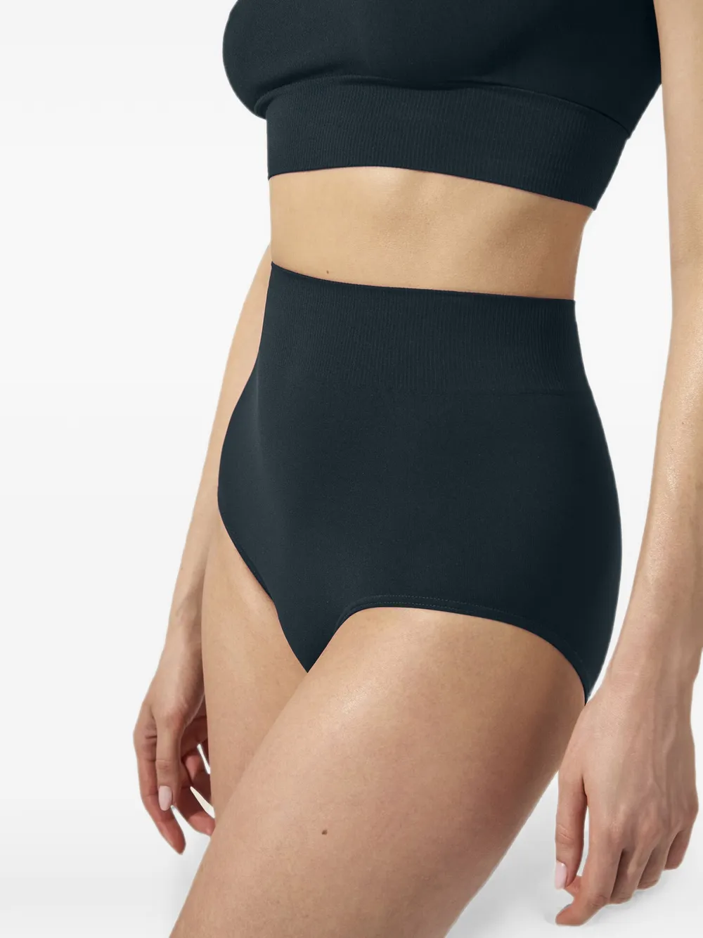 Wolford Naadloze gebreide high-waist slip Blauw