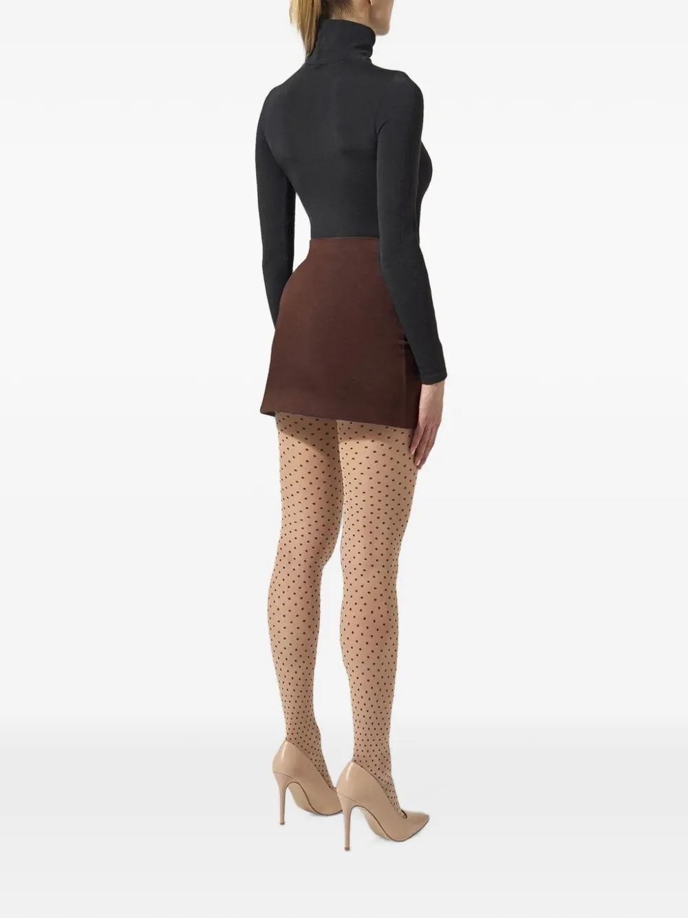 Wolford Midnight Grace mini-rok met A-lijn Bruin