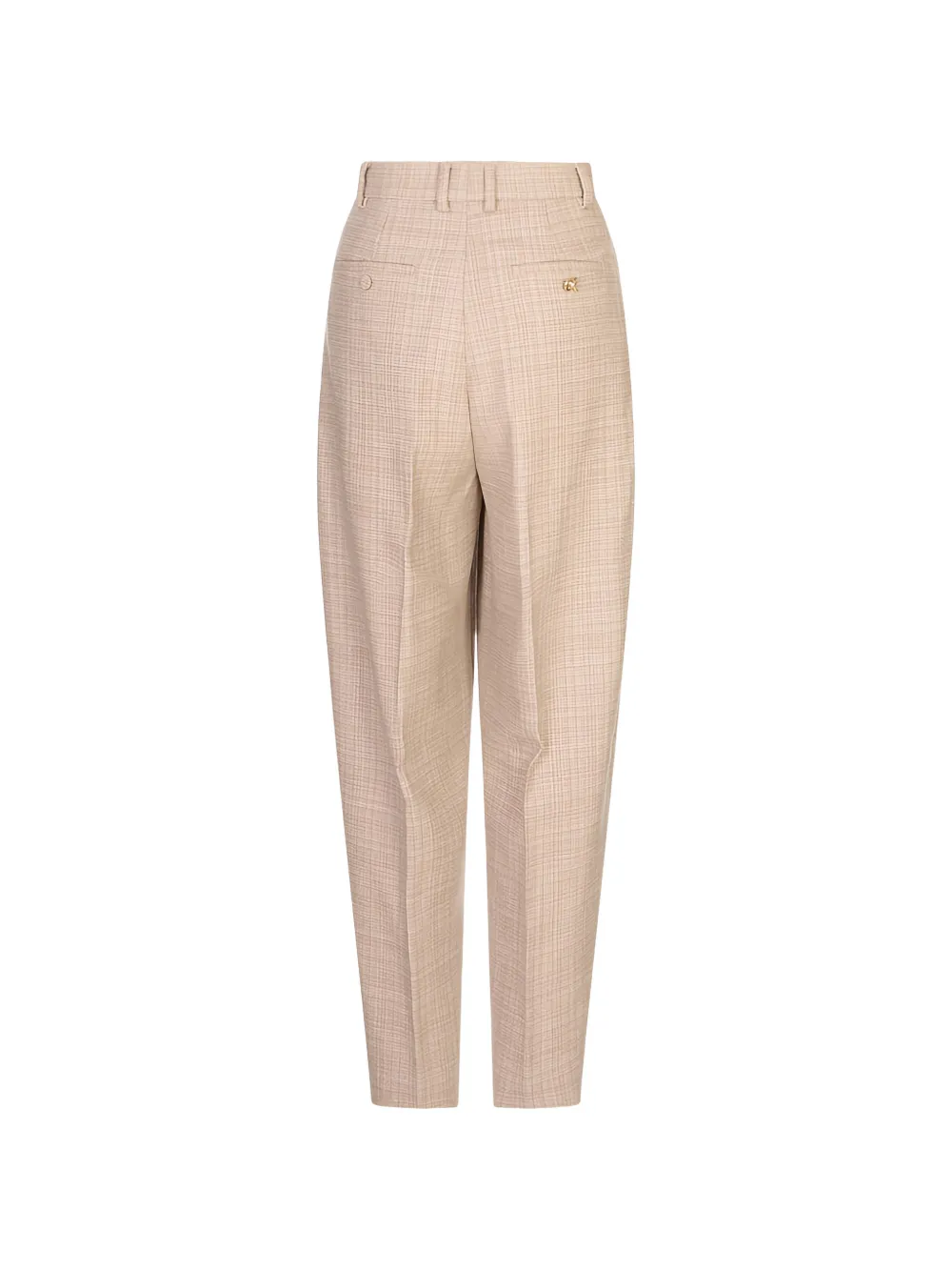 Fabiana Filippi pleated tapered trousers Beige