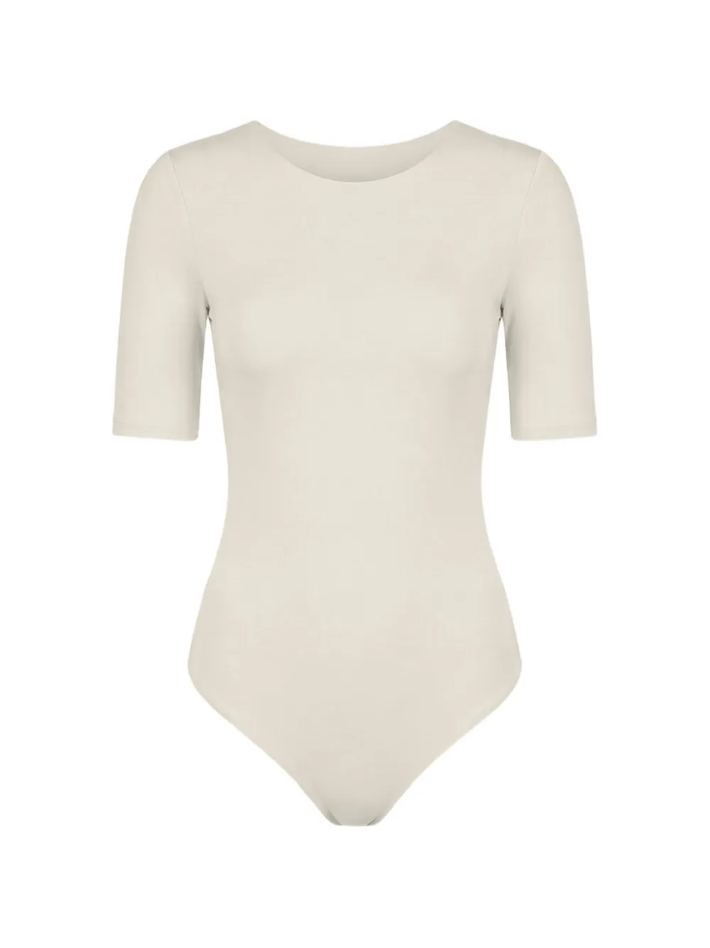 Wolford Bahamas short-sleeved bodysuit - Nude