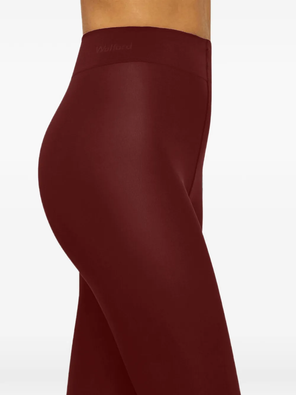 Wolford Fluwelen panty Rood