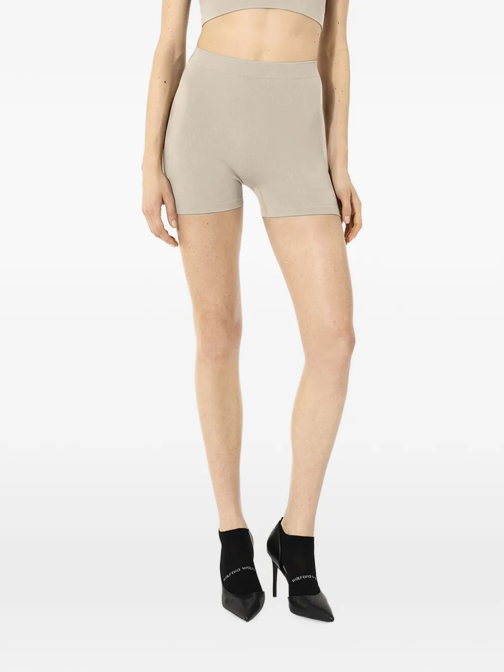 Wolford Naadloze gebreide shorts Beige