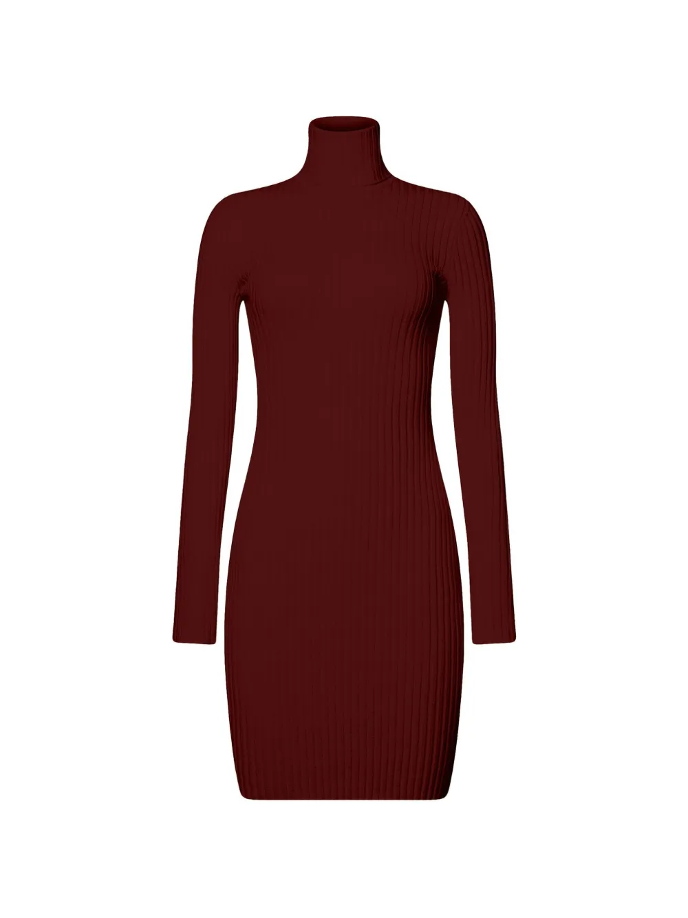 Wolford Geripptes Kleid - Rot
