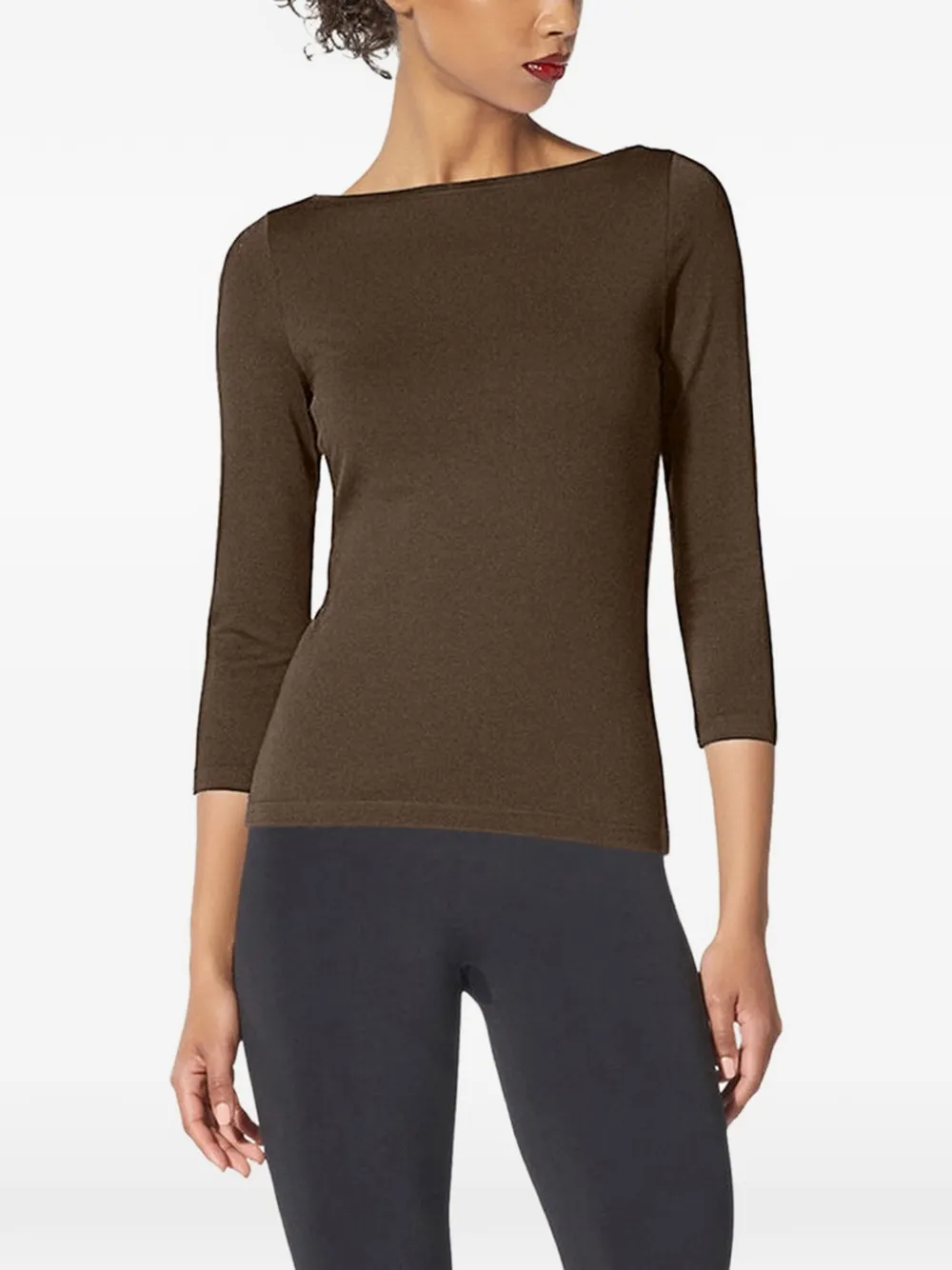 Wolford Cordoba long-sleeve top - Braun