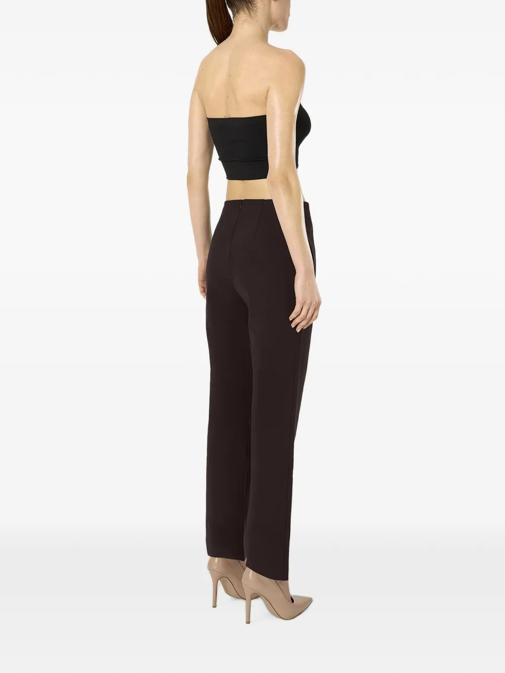 Wolford Scuba slim-fit broek Bruin