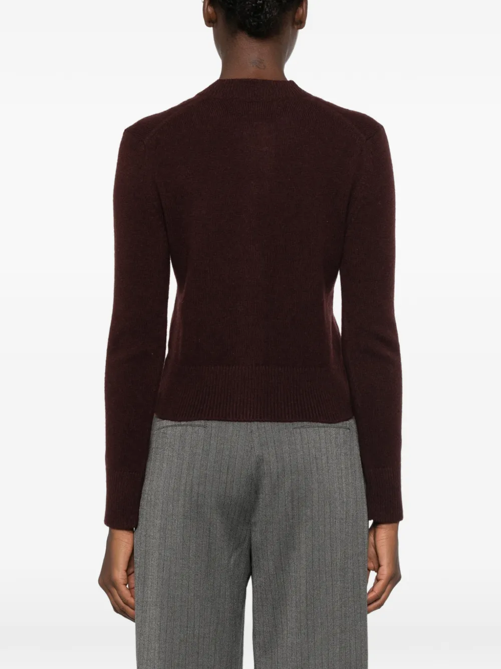 Maison Kitsuné Vest met logopatch Paars