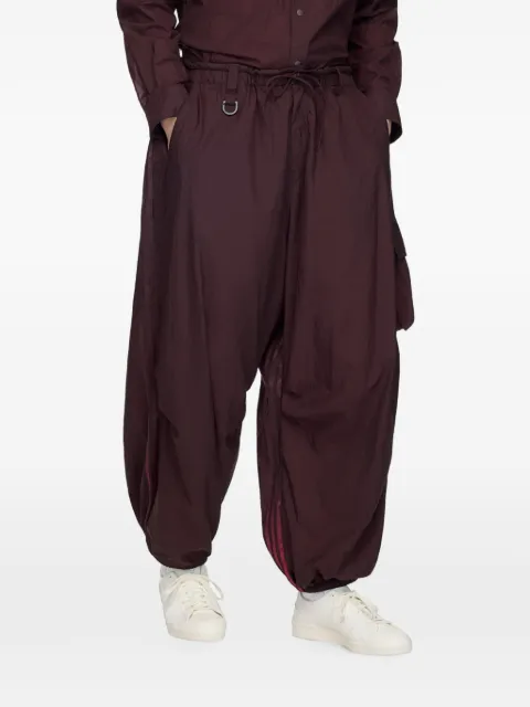 Y-3 pantalones cargo con rayas degradadas