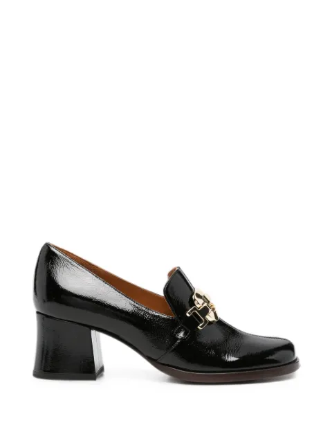 Chie Mihara Teil buckle-detail patent loafers