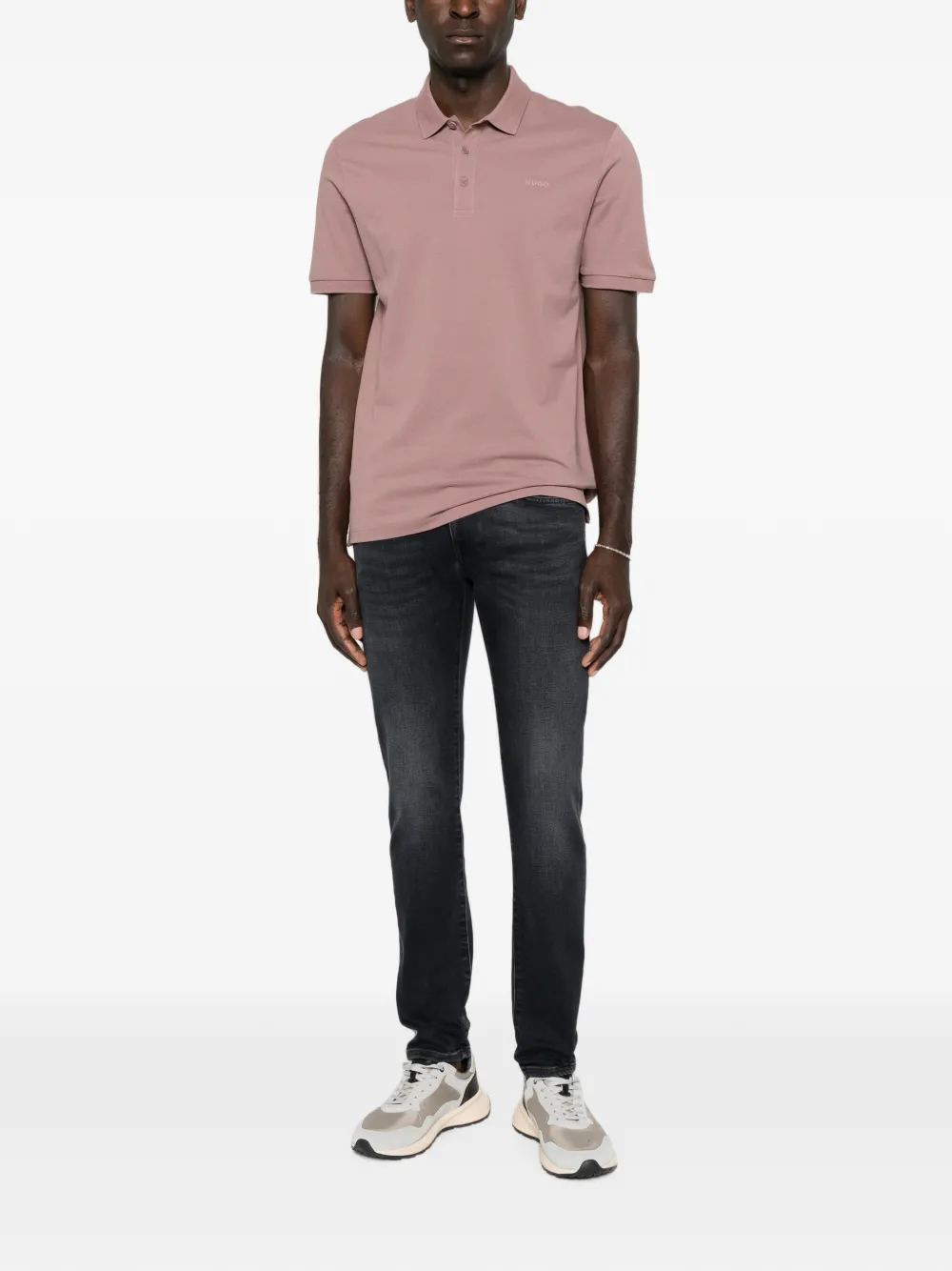 PT Torino Jeans met vervaagd effect Grijs