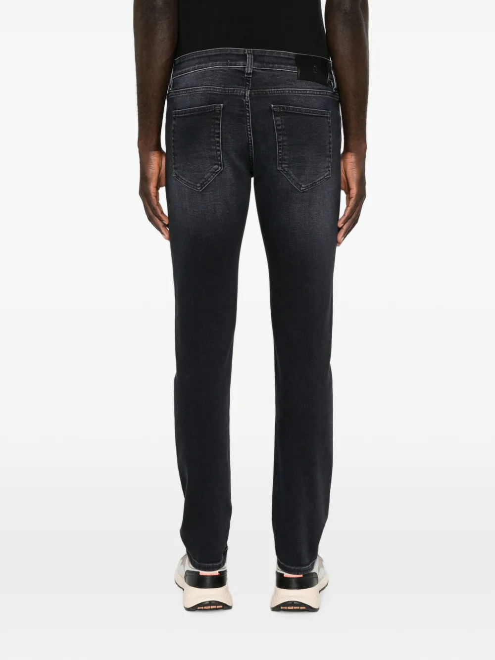 PT Torino Jeans met vervaagd effect Grijs