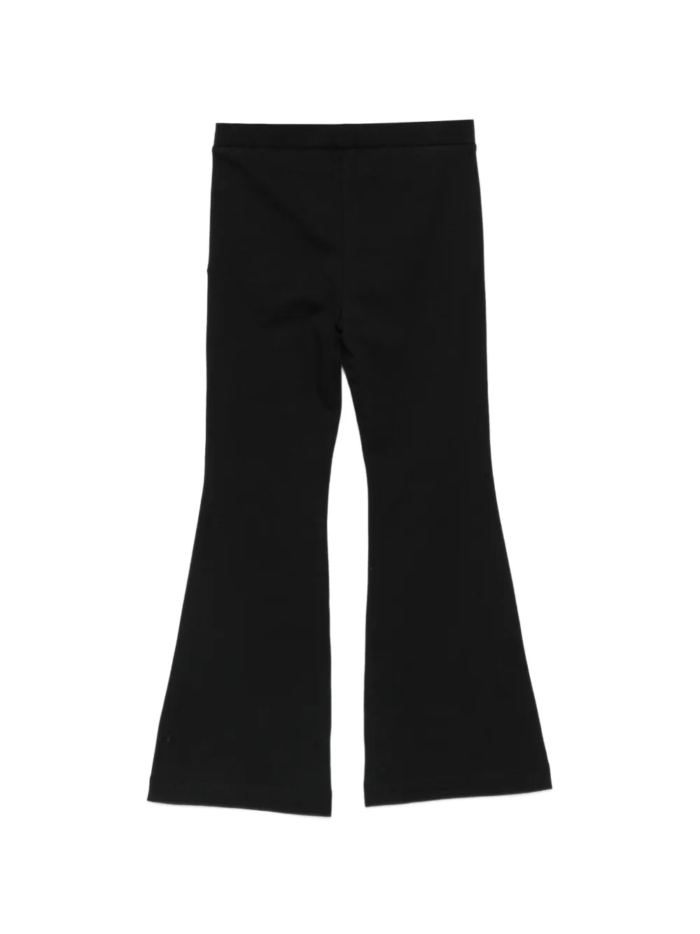 Moschino Kids Broek met logoprint Zwart