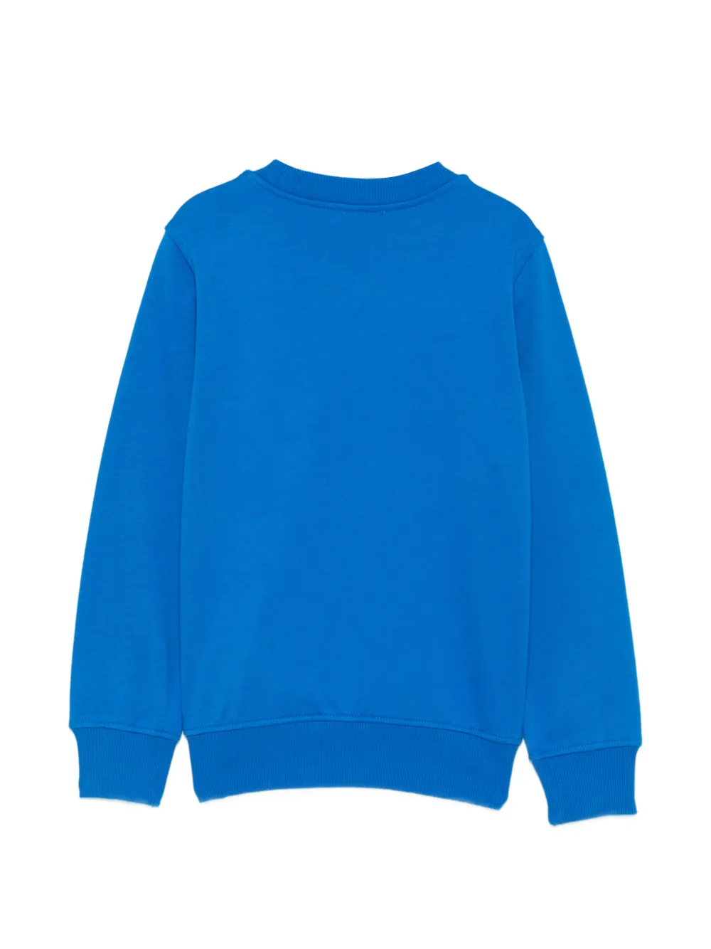 Moschino Kids Sweater met logoprint Blauw