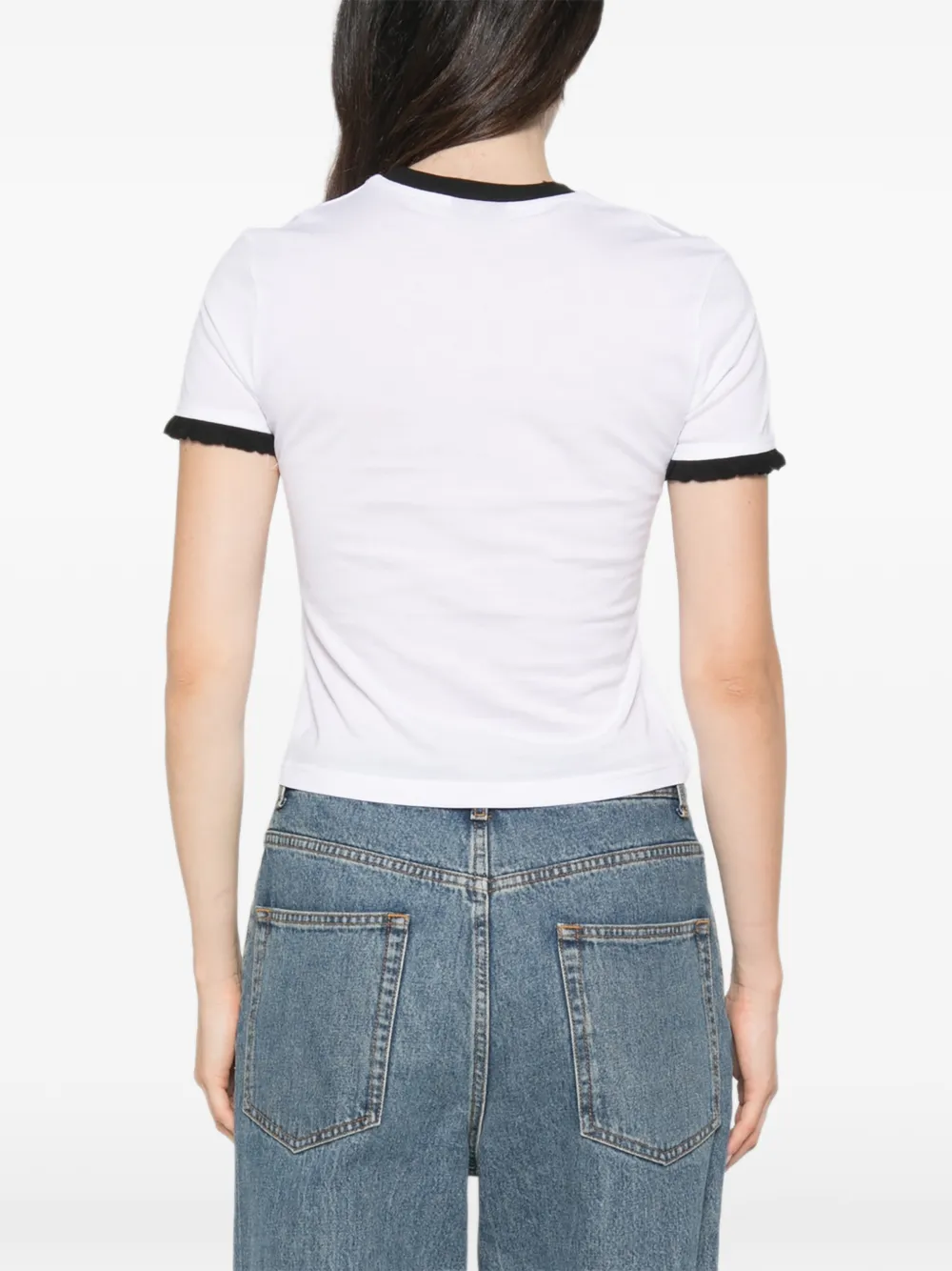 Gucci Katoenen jersey T-shirt met print Wit