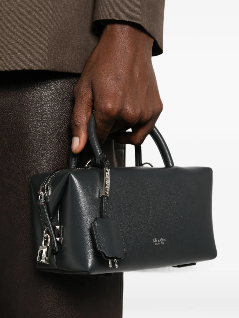 Max Mara Holdalls mini-tas Grijs