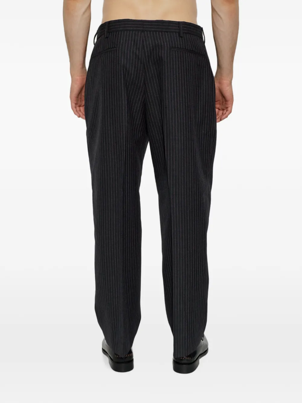 Paul Smith Plooibroek met krijtstreep Grijs