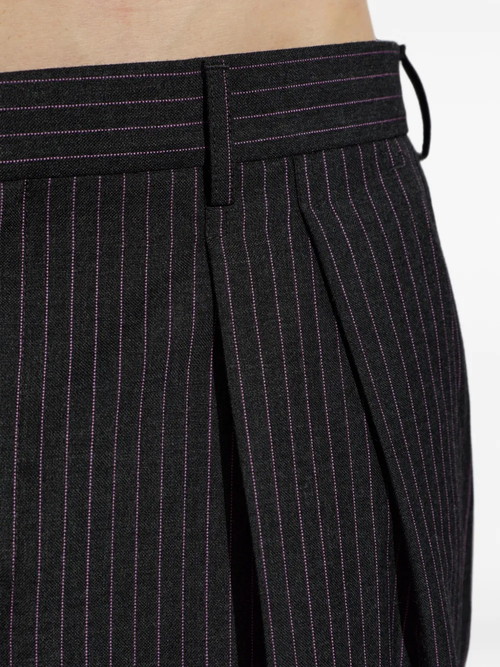Paul Smith Plooibroek met krijtstreep Grijs