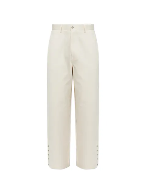 Palm Angels press-stud straight-leg trousers