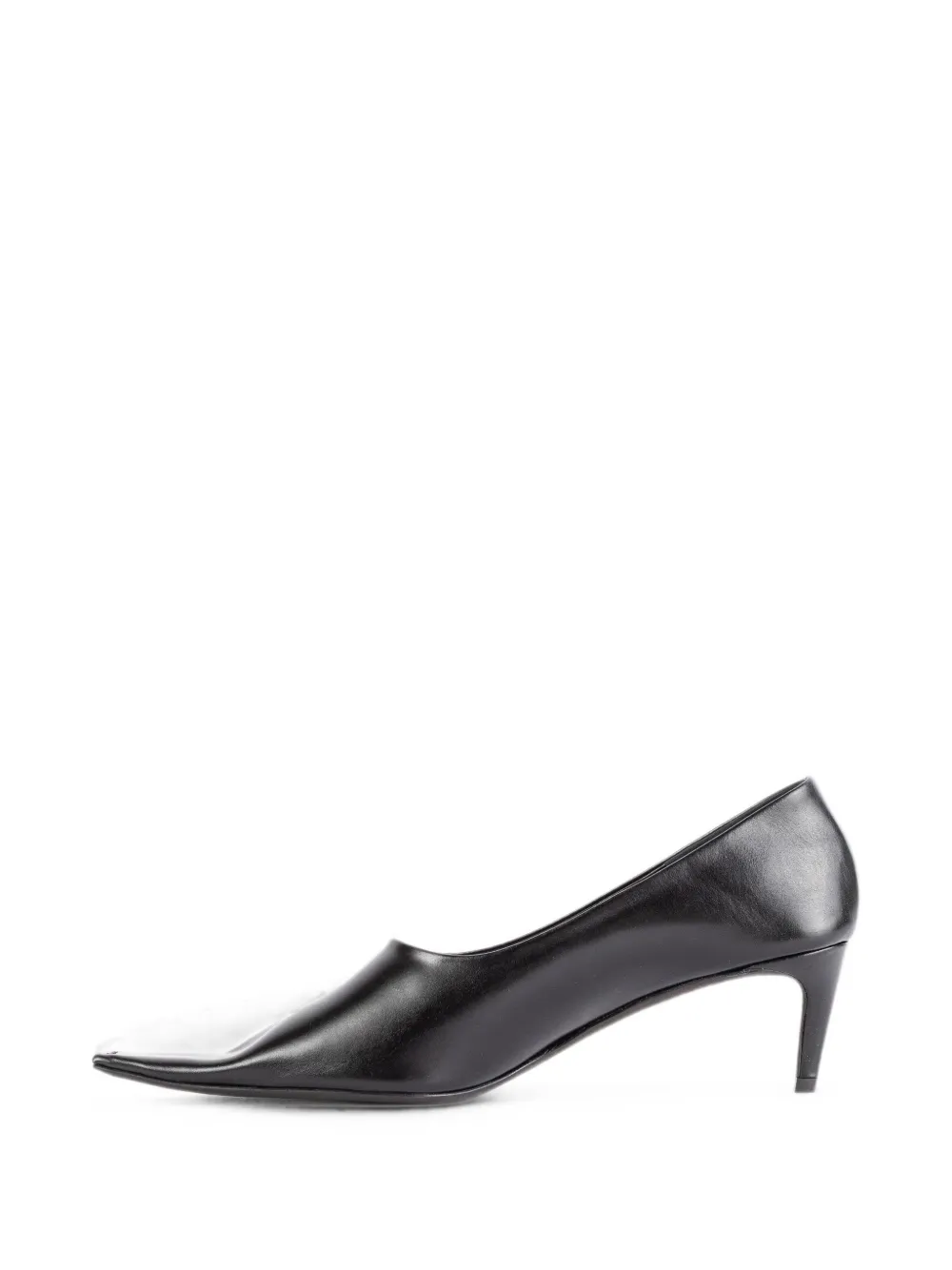 KHAITE Marlene square-toe pumps Zwart