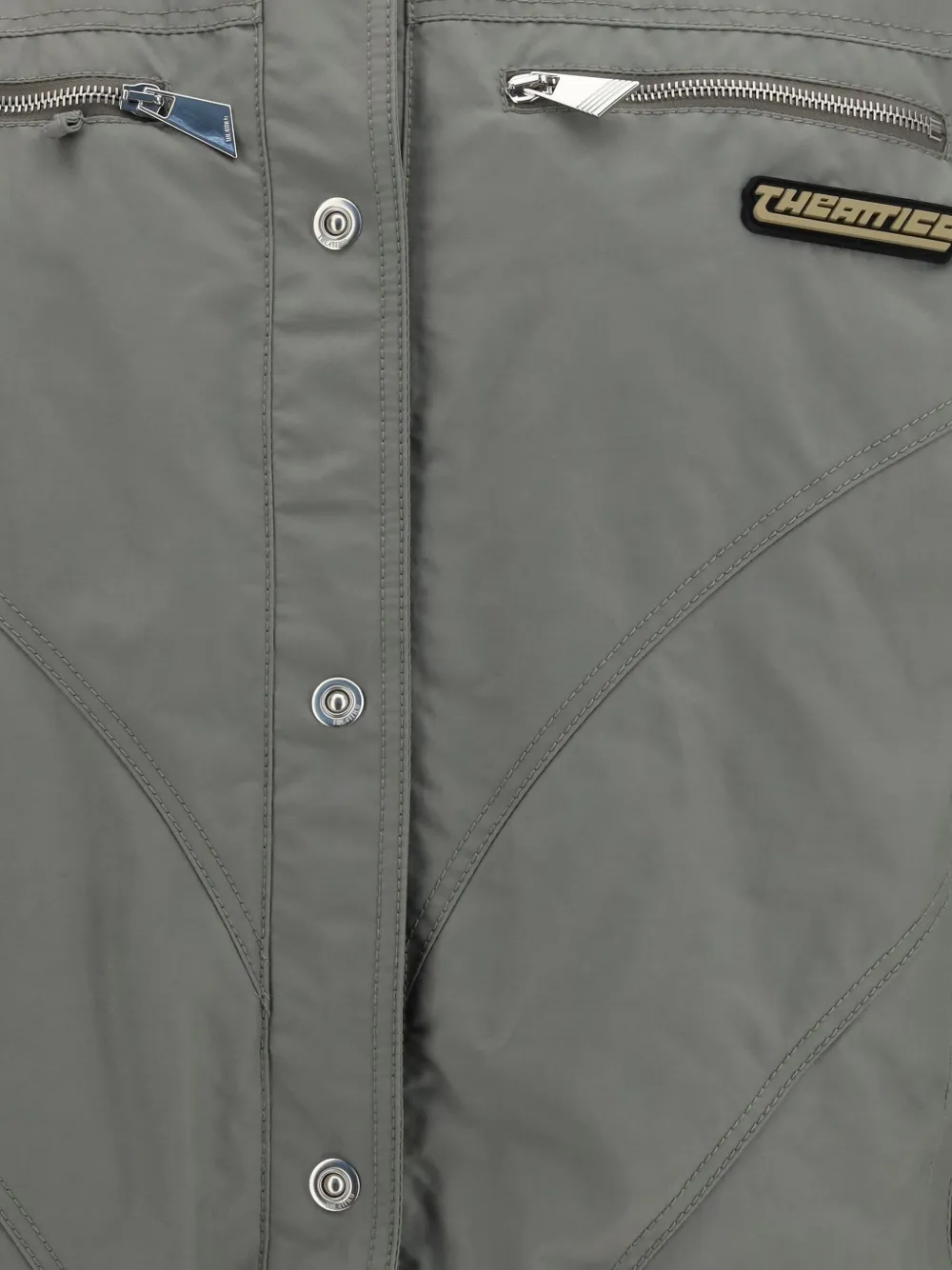 The Attico Bomberjack met hoge hals Groen