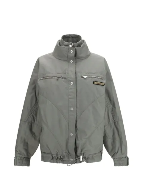 The Attico high-neck zipped bomber jacket
