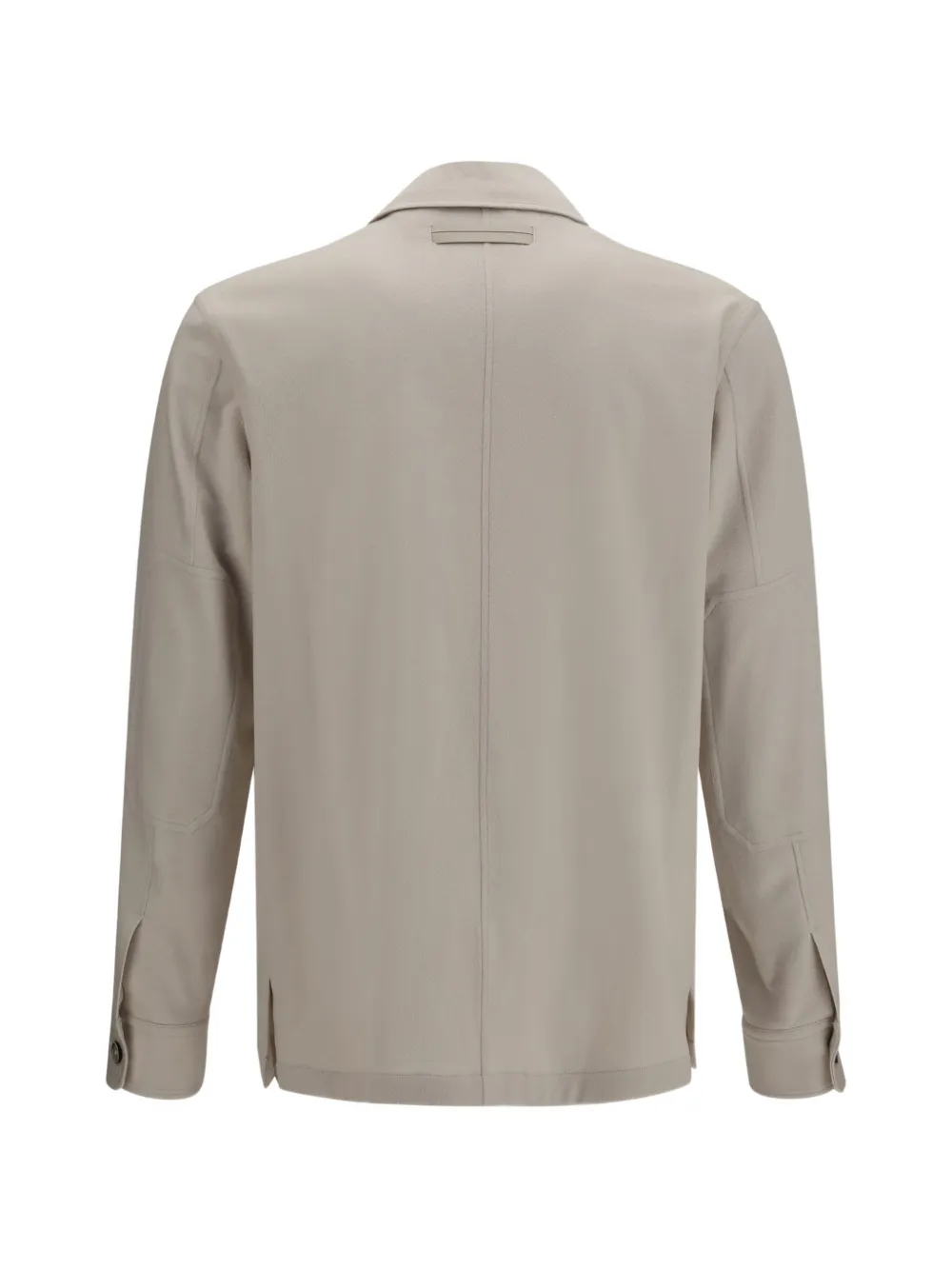 Zegna Button-up kasjmier shirtjack Beige