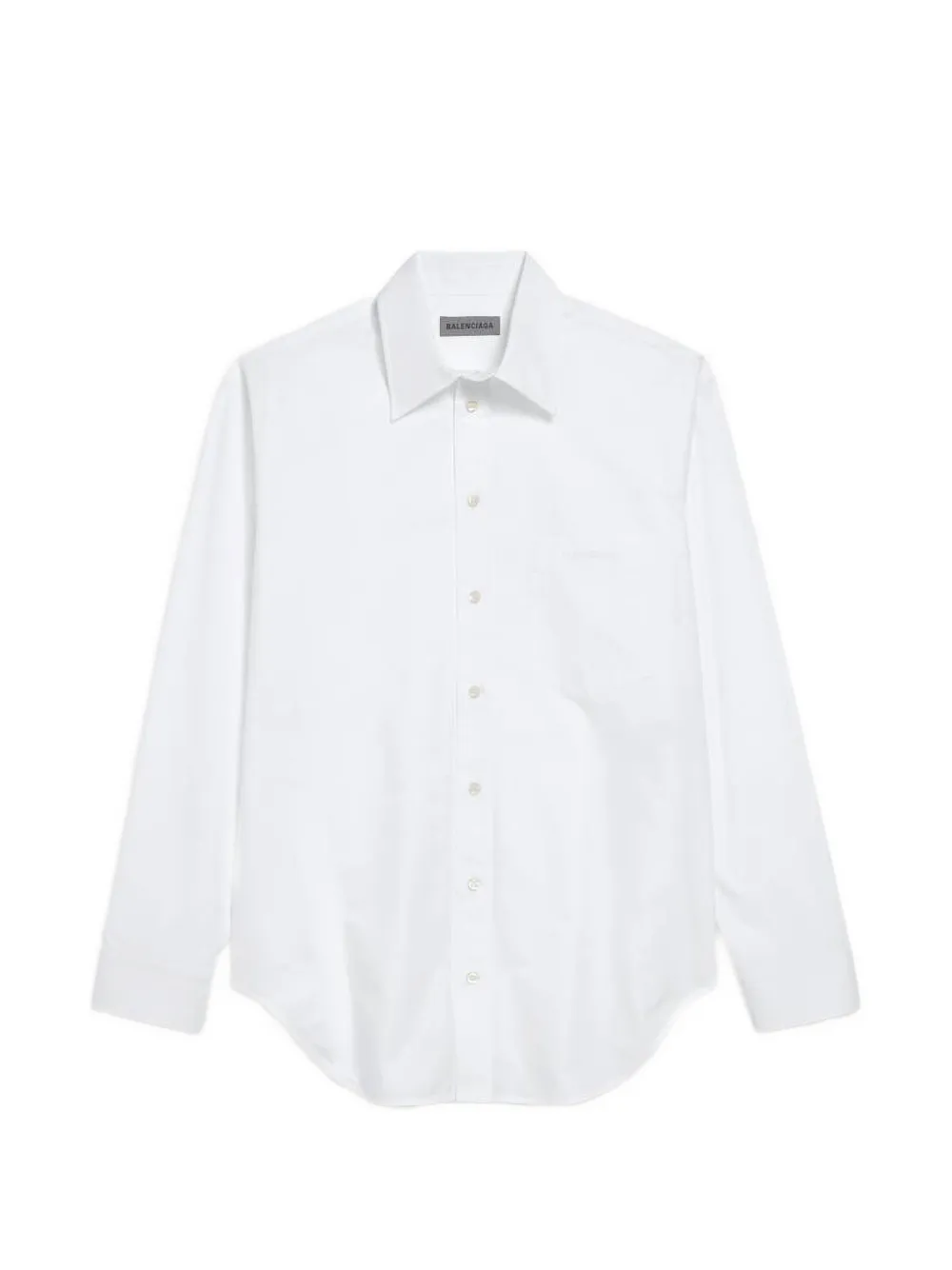 Balenciaga Camicia con ricamo - Bianco