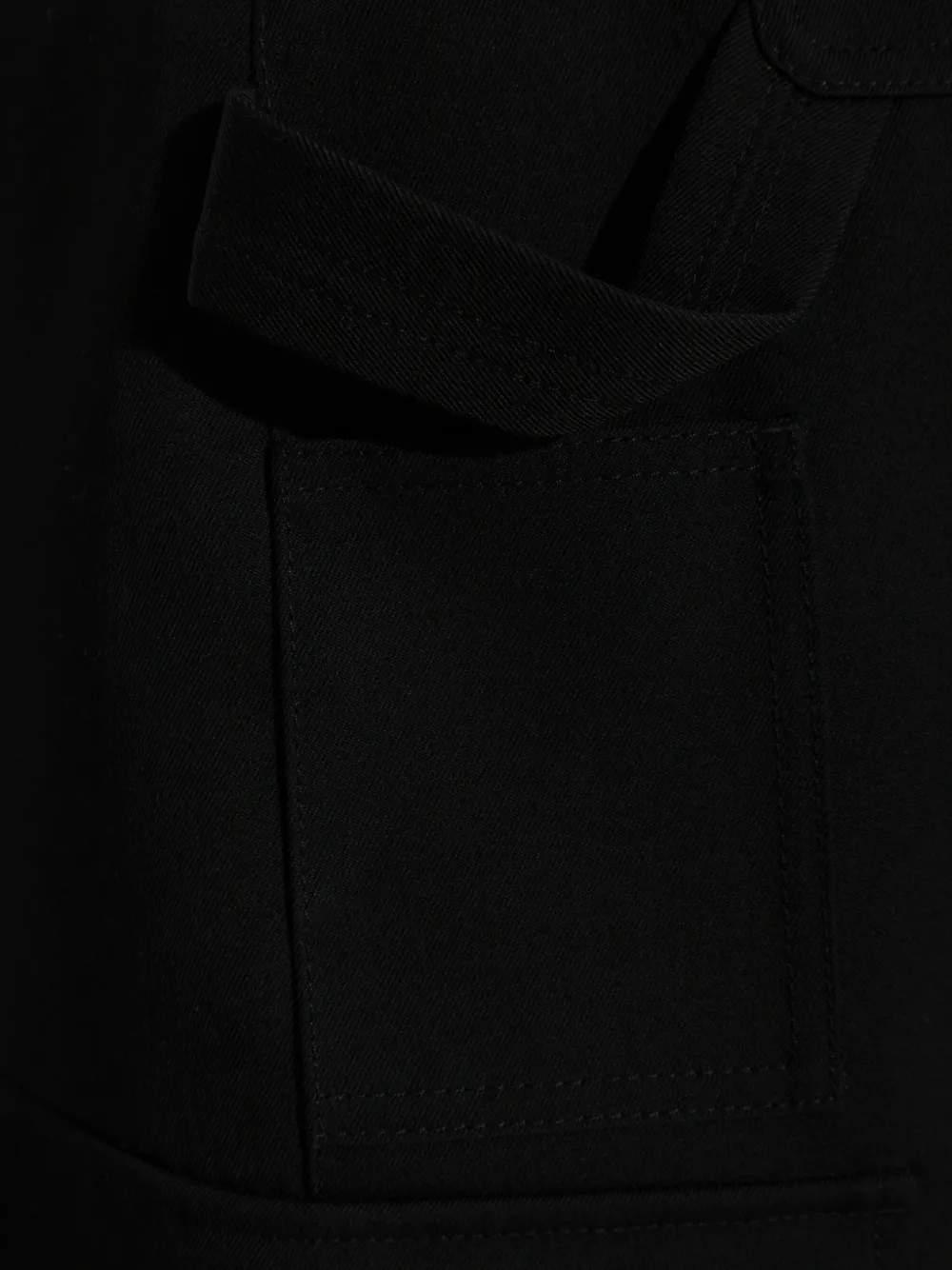 Balenciaga Wollen cargo broek Zwart