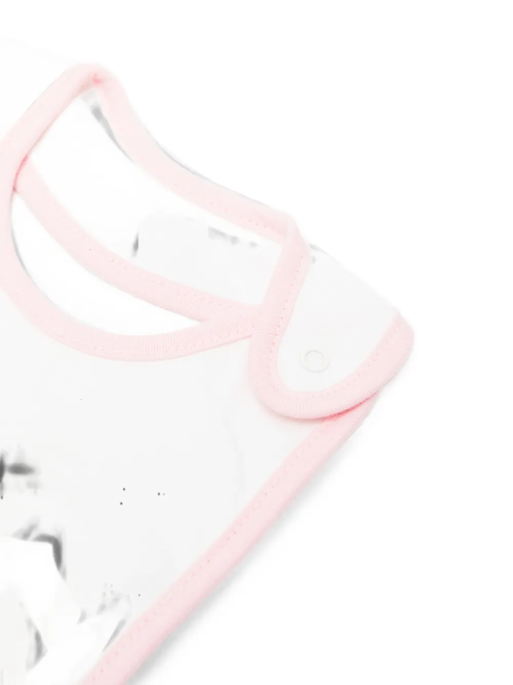 Moschino Kids Teddy Bear muts en slabbetje Roze