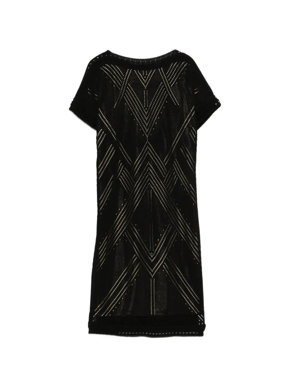 Celine Pre-Owned 2000s scoop-back mini dress - Schwarz