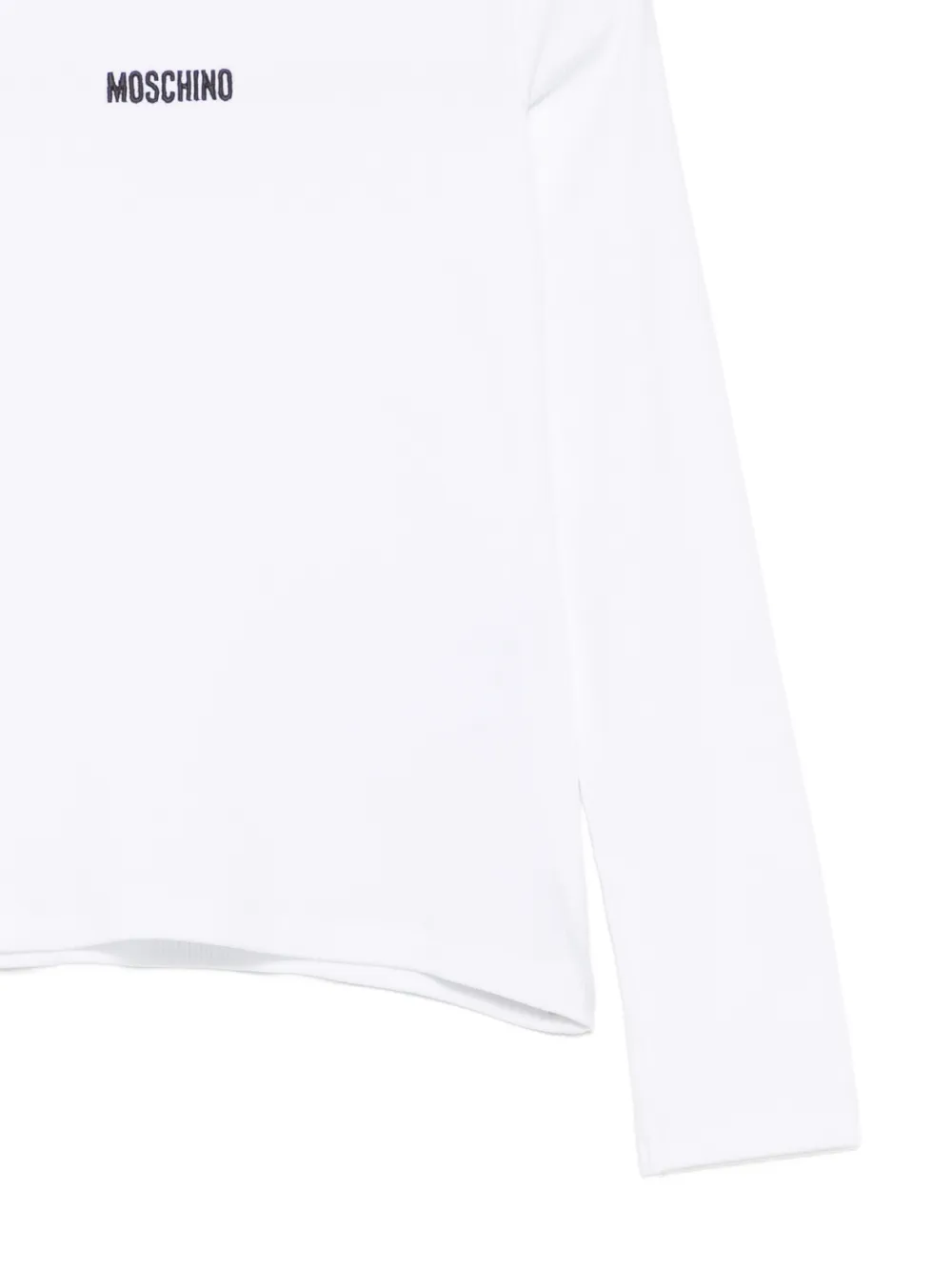 Moschino Kids T-shirt met logoprint Wit