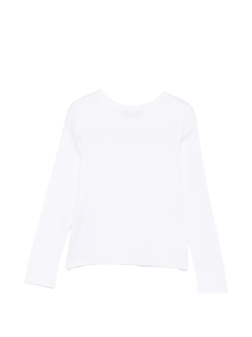 Moschino Kids T-shirt met logoprint Wit