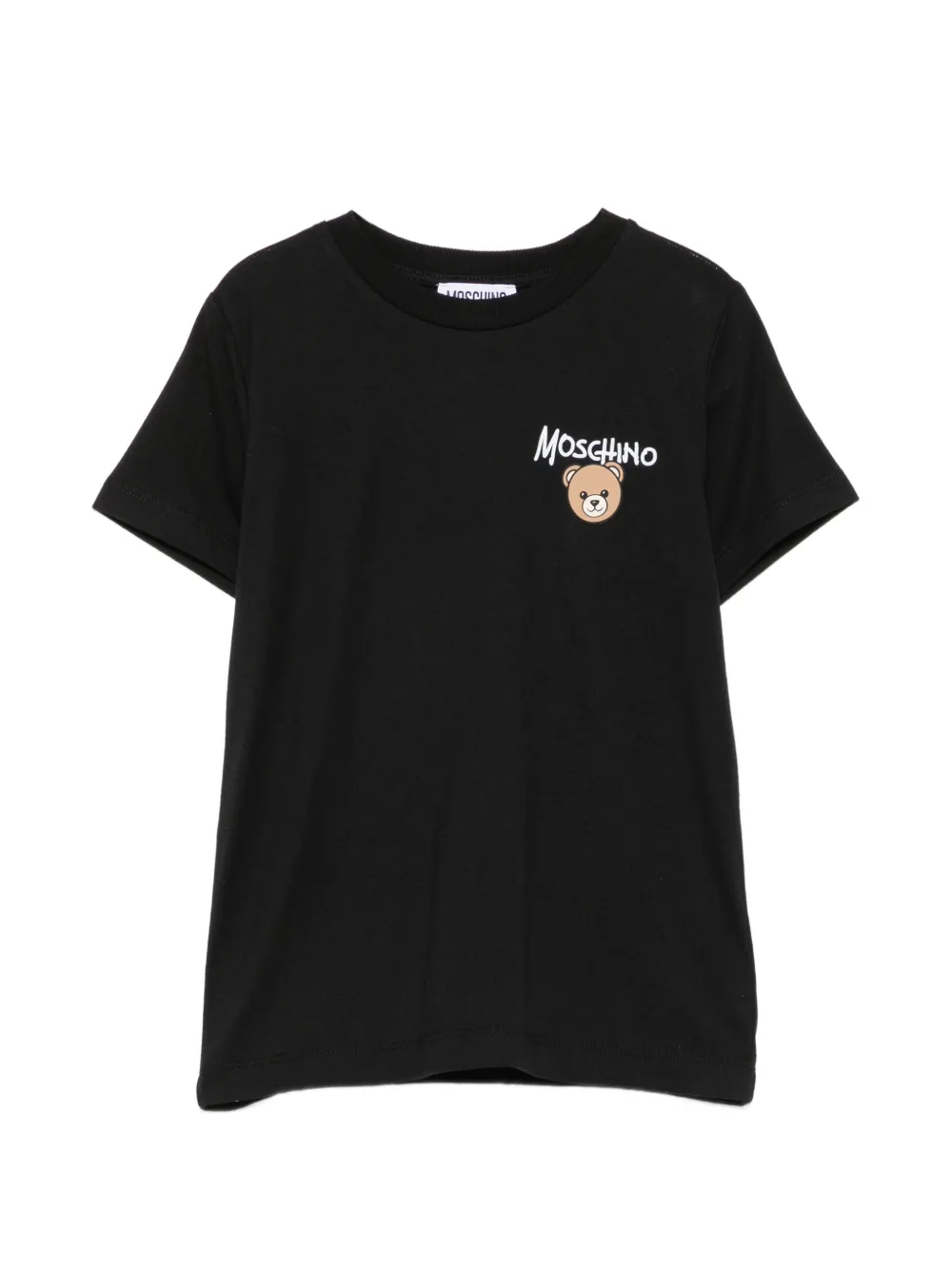 Moschino Kids logo-print T-shirt - Nero