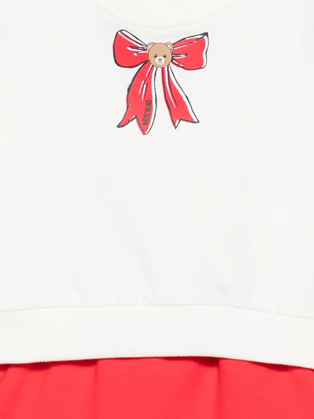 Moschino Kids Rok en top met lange mouwen Wit