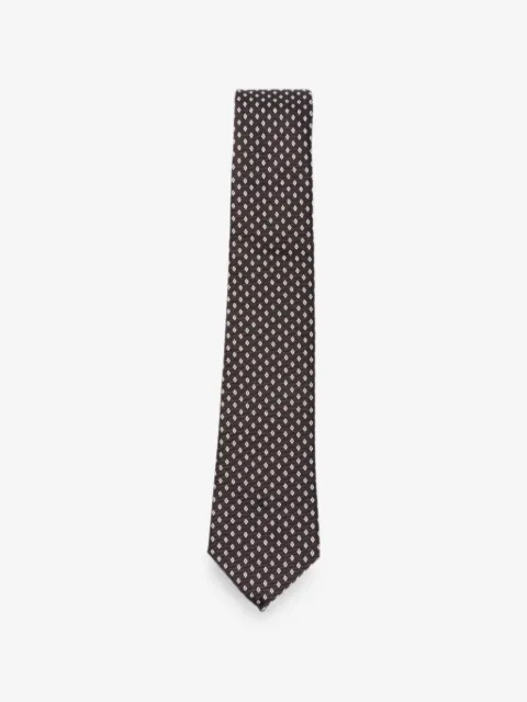 Emporio Armani geometric-pattern silk tie