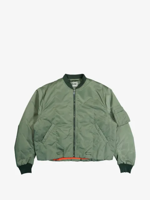 AWGE geometric quilted bomber jacket