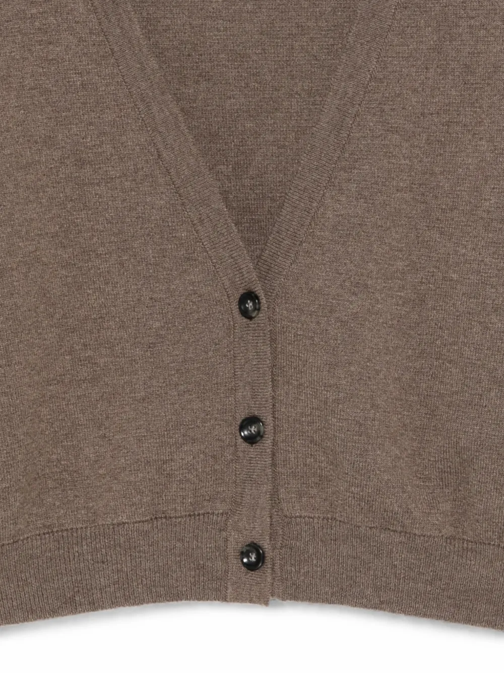 Roberto Collina fine-knit V-neck cardigan Bruin