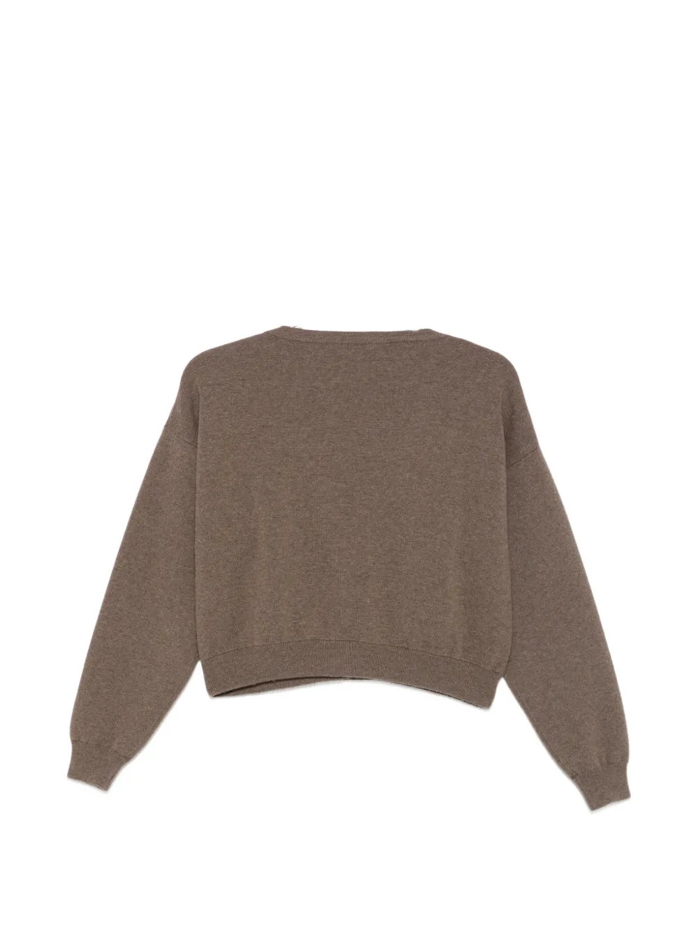 Roberto Collina fine-knit V-neck cardigan Bruin