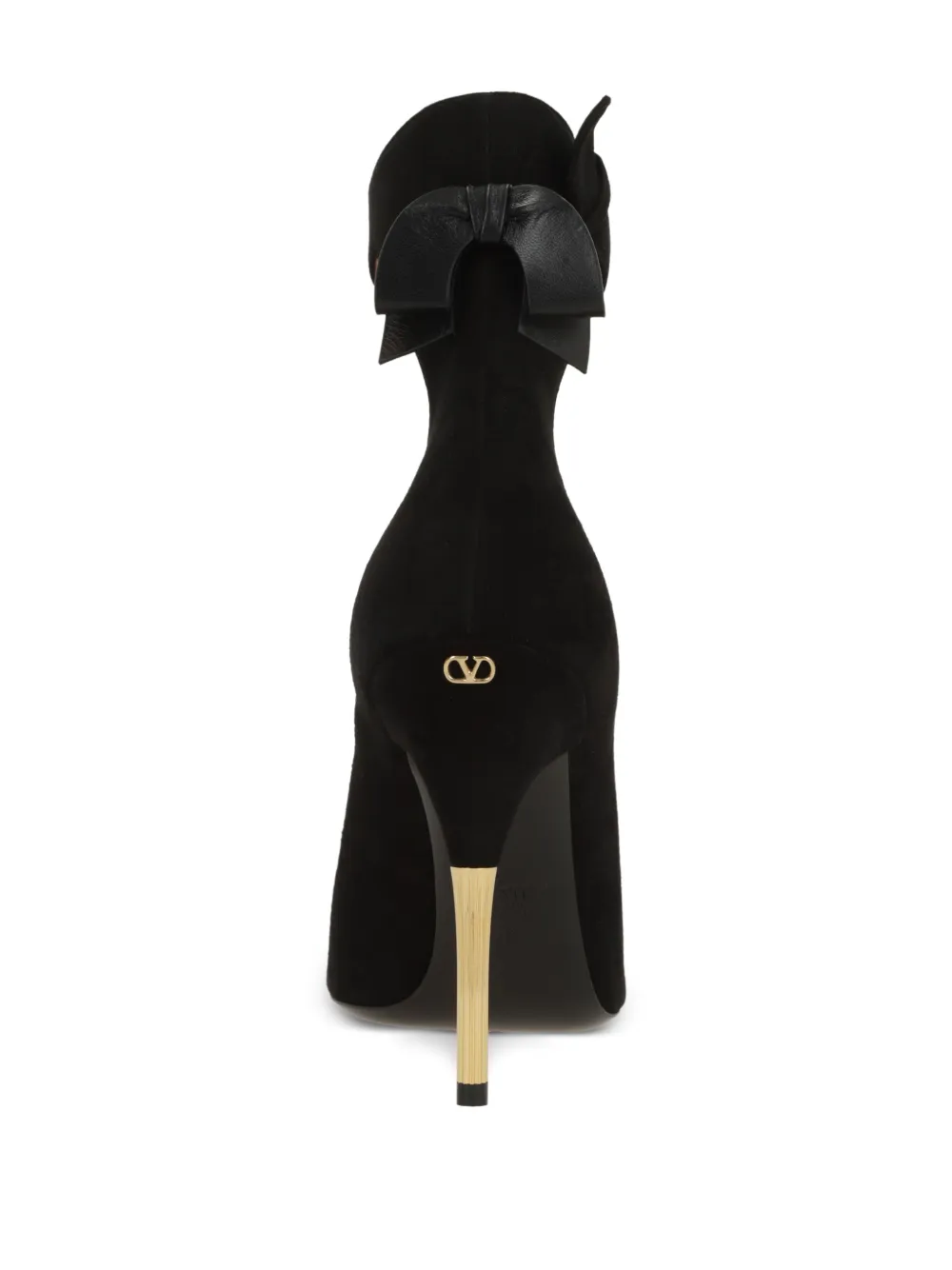 Valentino Garavani bow-detail open-toe sandals Zwart
