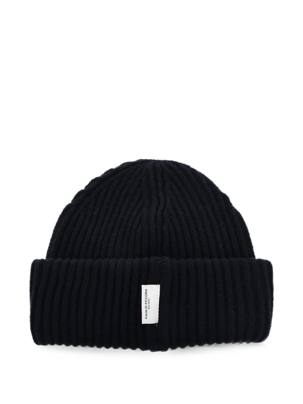 Paolo Pecora ribbed-knit beanie hat - Schwarz