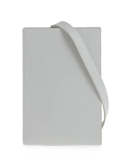 Jacquemus leather wallet with shoulder strap