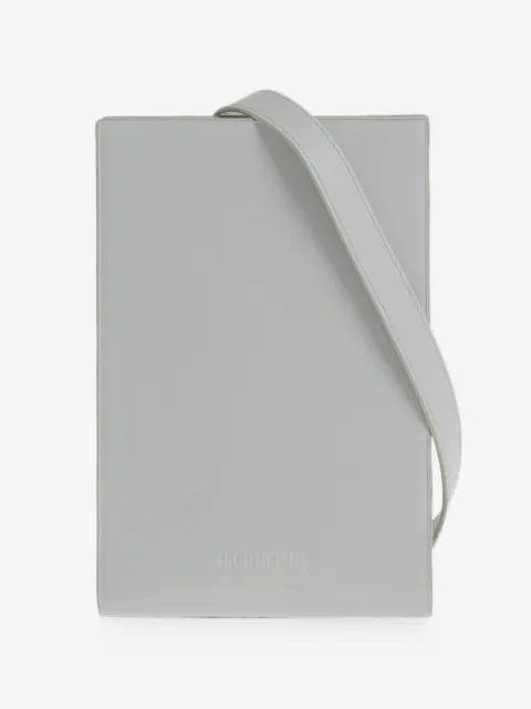 Jacquemus leather wallet with shoulder strap