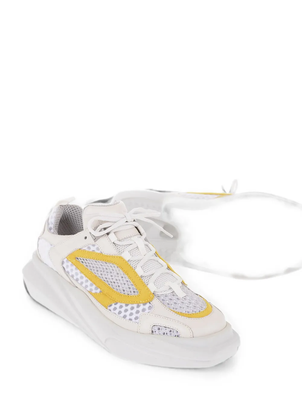 1017 ALYX 9SM Mono Hiking leather-trim sneakers Beige