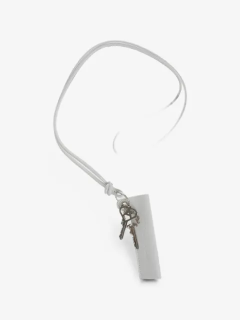 1017 ALYX 9SM logo-debossed leather keychain