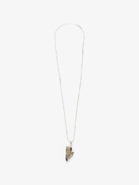 Off-White sneaker-shaped pendant necklace