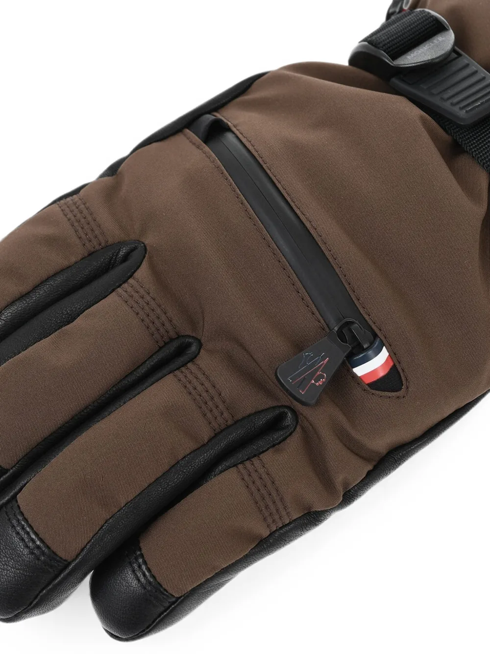 Moncler Gore-Tex Drawstring Gloves | ブラウン | FARFETCH JP