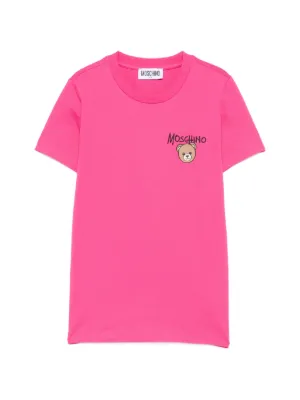 Balmain Kids デコラティブボタン Tシャツ | ピンク | FARFETCH JP