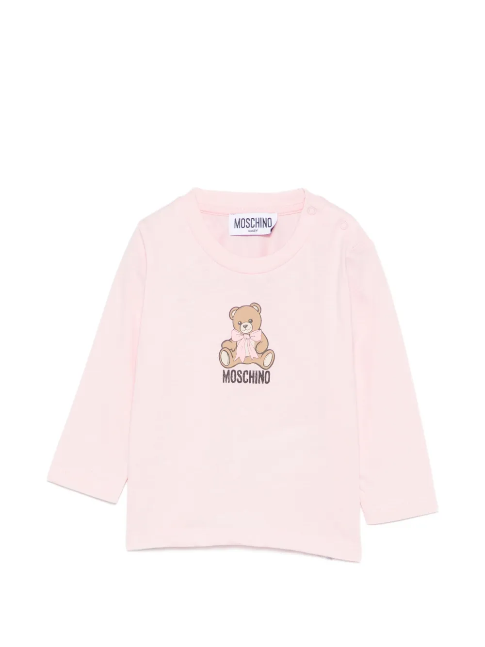 Moschino Kids long-sleeve T-shirt - Rosa