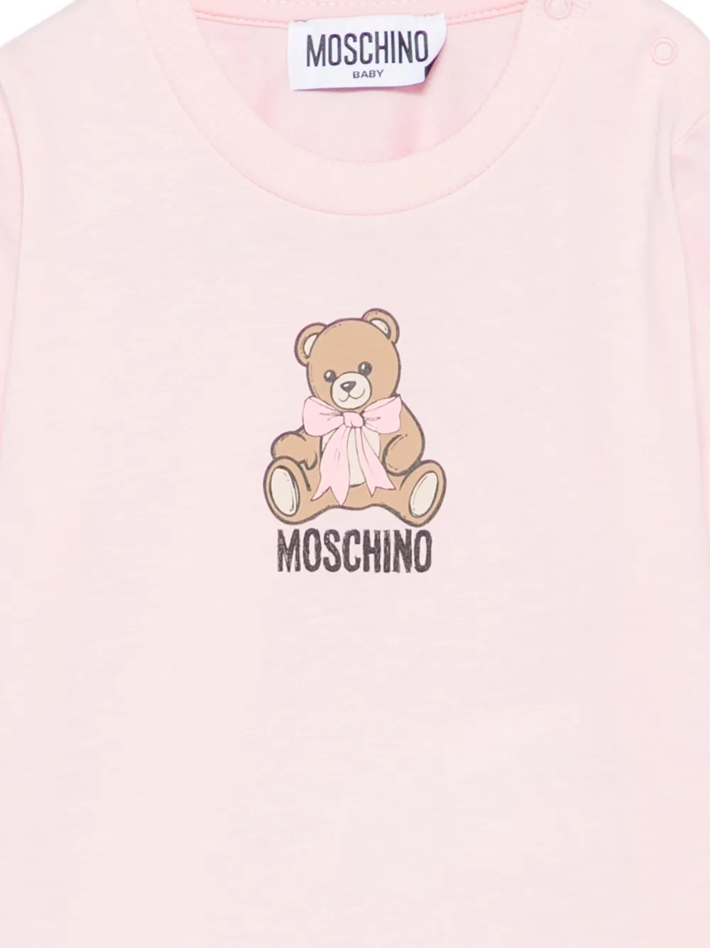 Moschino Kids T-shirt met lange mouwen Roze