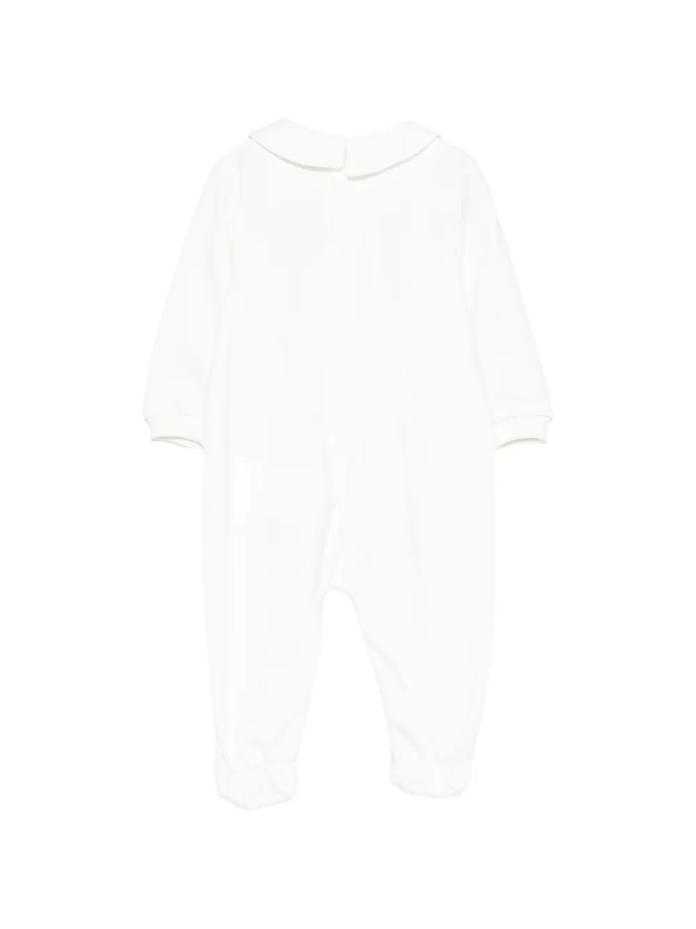 Moschino Kids Teddy Bear pyjama met Peter Pan-kraag Wit