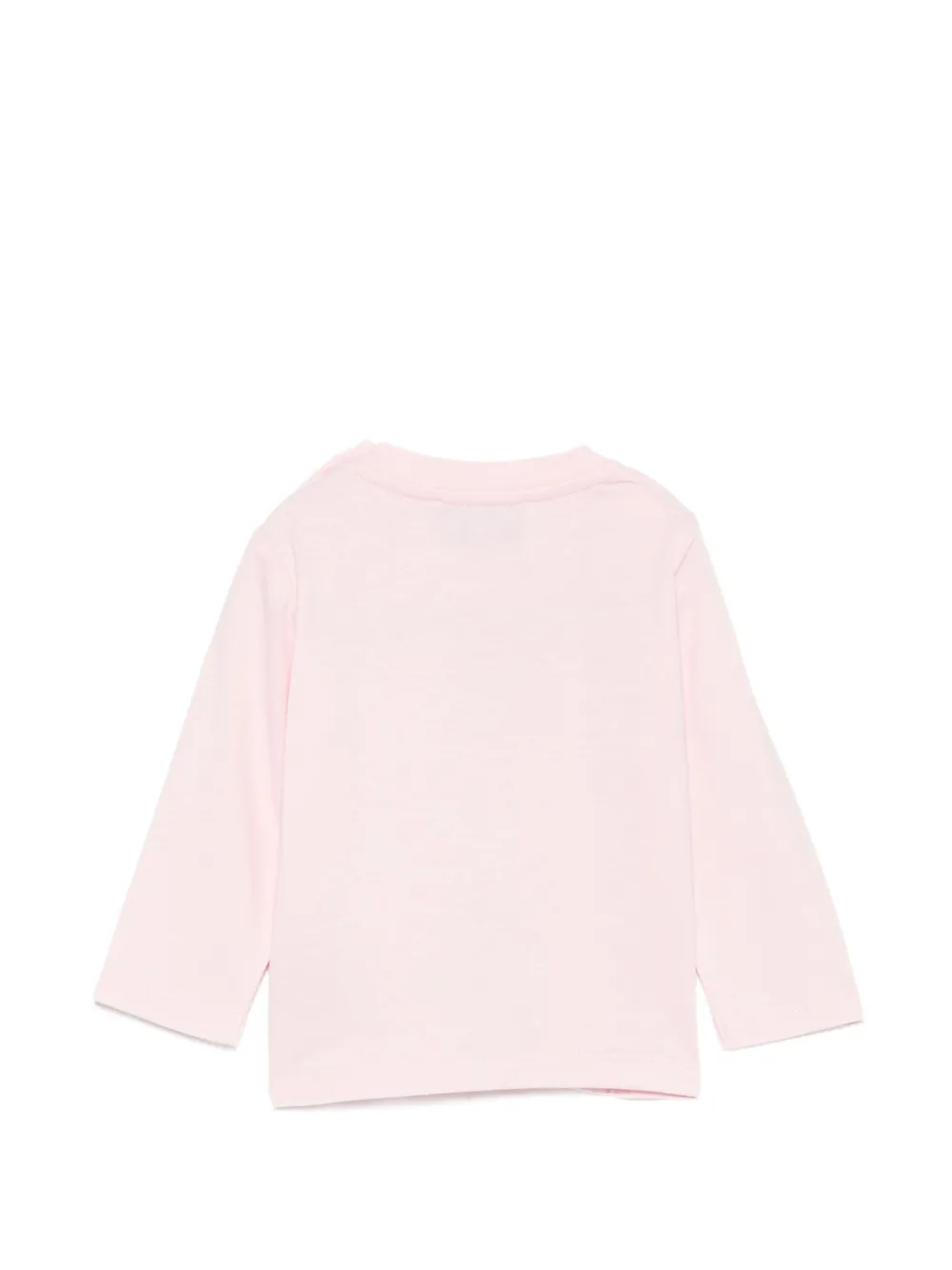 Moschino Kids T-shirt met logoprint Roze